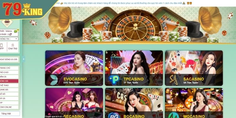 Casino 79King Sân chơi cá cược đổi thưởng uy tín